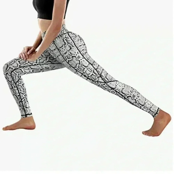 High Waisted Yoga Pants V Cross Waist Side Pocket Tummy Control Workout Legging - Picture 1 of 16